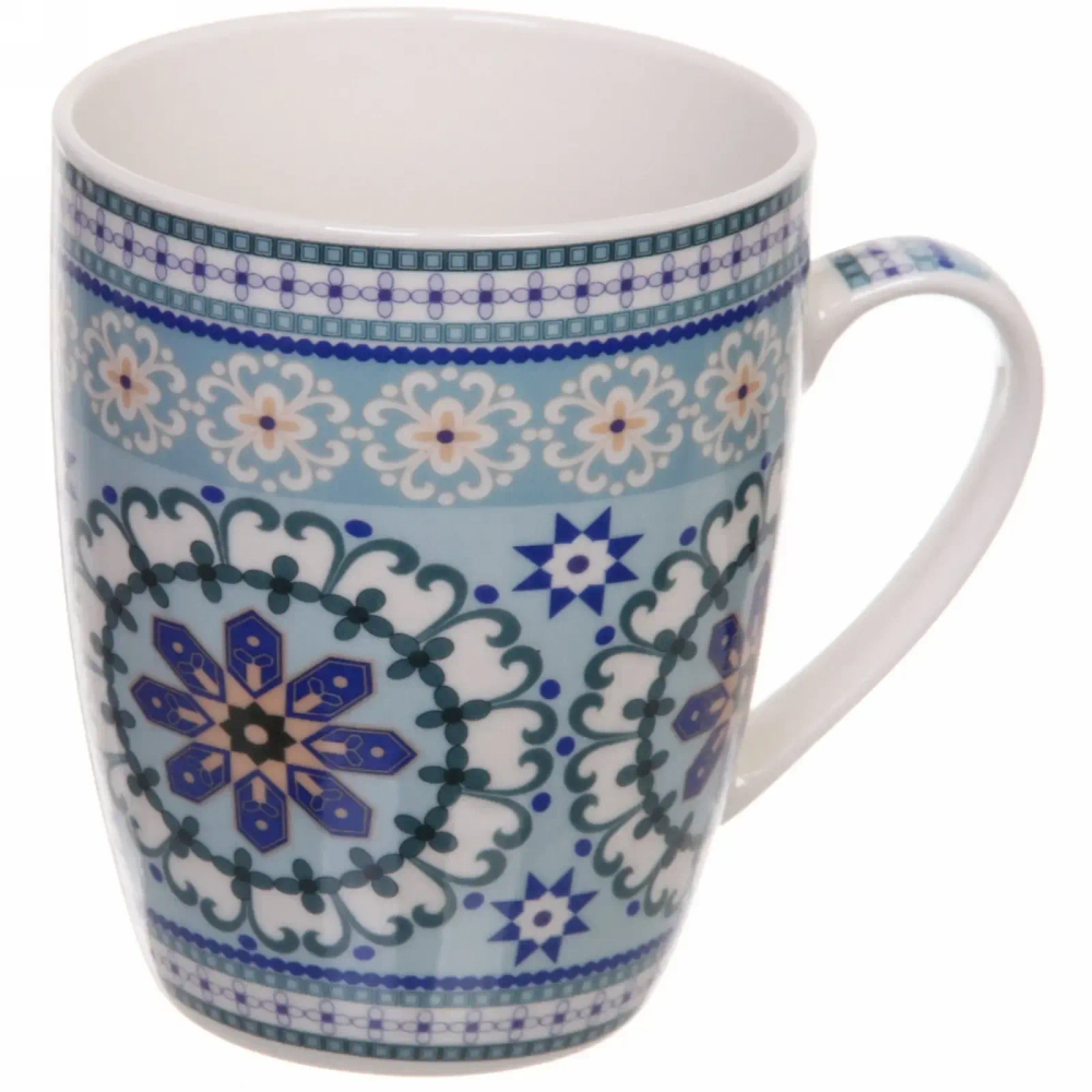 Кружка керамическая 350мл «Восточный узор» микс