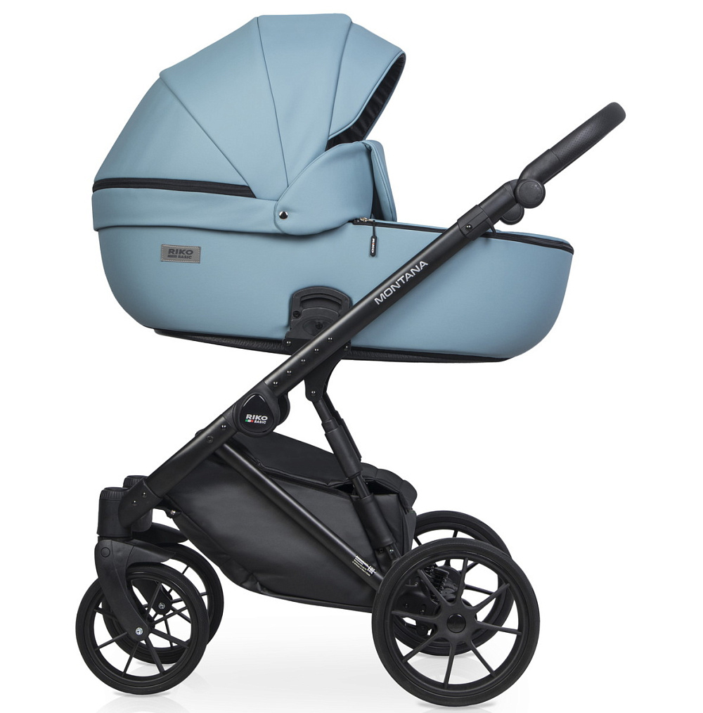 Детская коляска Riko Basic Montana Ecco 3 в 1 16 Blue