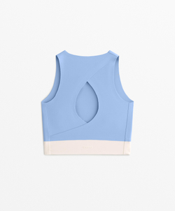 Oysho Топ-майка Perfect-Adapt, лавандово-голубой