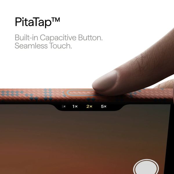 Чехол Pitaka Edge Case для iPhone 17 Pro, Оранжевый монограм | Monogram Gold/Orange