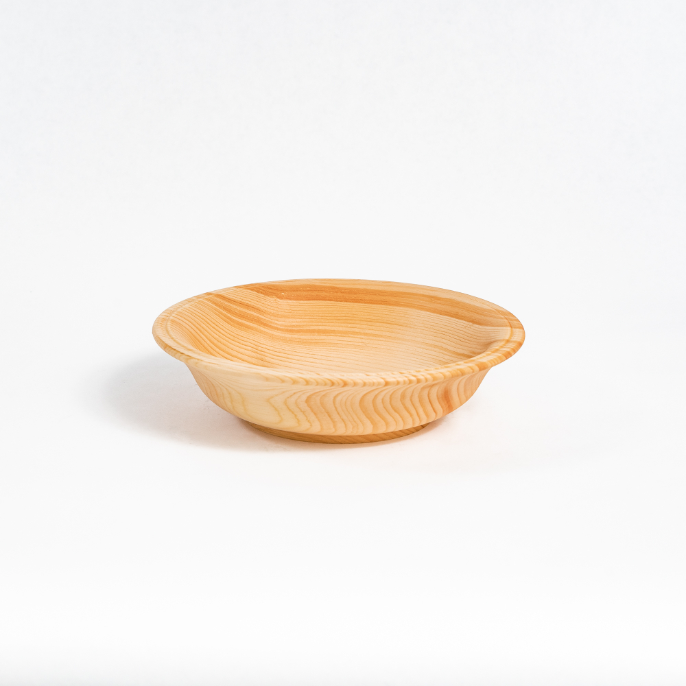 Деревянная глубокая тарелка Art of Siberia из сибирского кедра серии Аристократ T139