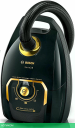 Пылесос Bosch BGL38GOLD черный/золотистый