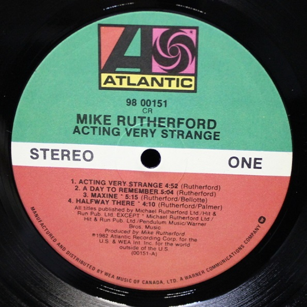 Mike Rutherford / Acting Very Strange (LP)