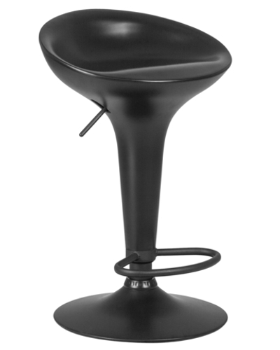 Стул барный DOBRIN BOMBA BLACK, чёрный