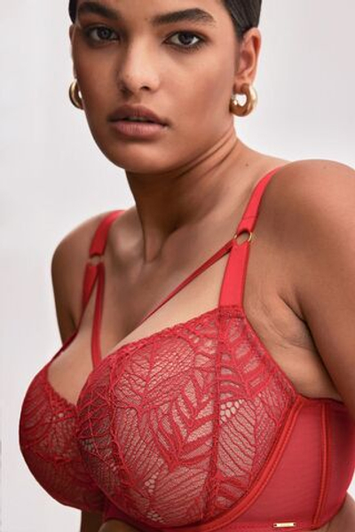 Красный бюстгальтер с мягкой чашкой Beverly (Размер: 70F) (Цвет: красный)