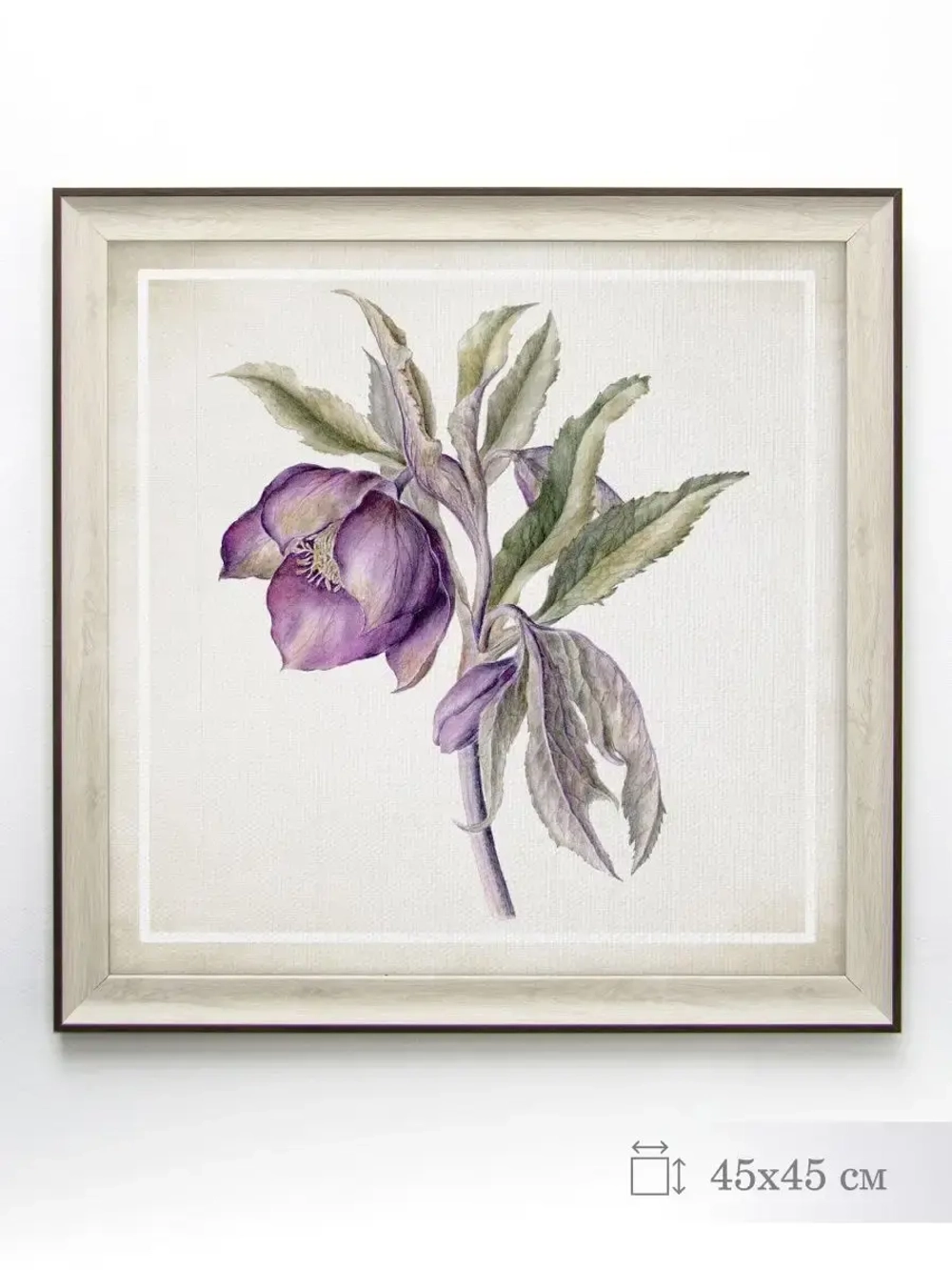 Картина на натуральном холсте "Весенний прованс" 45*45 см