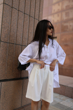 Шорты Lumina с белой вставкой на поясе