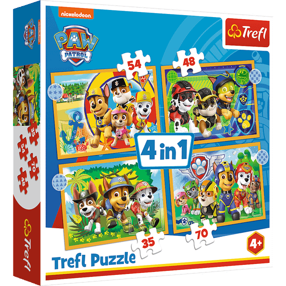 Pazl \ Puzzle \ Пазлы Puzzles - "54 mini" - Lovely animals / Trefl