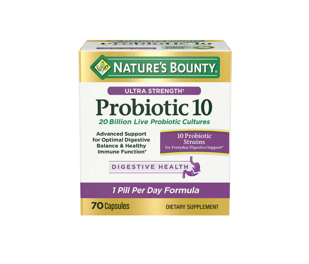 Nature's Bounty Ультрасильный пробиотик 10, 70 капсул