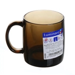 Кружка стеклянная 380мл «Нордик» дымчатый H9151