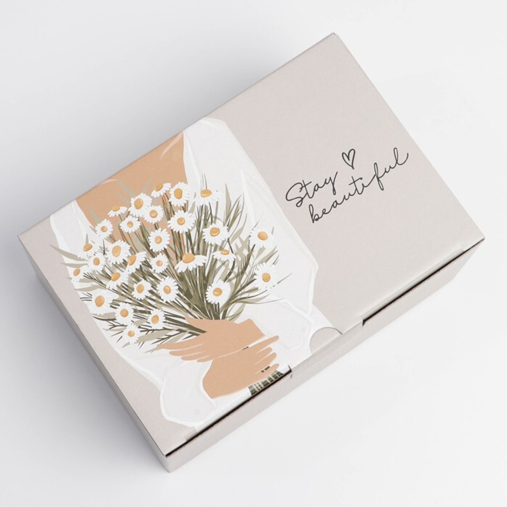 Коробка‒пенал «Stay beautiful», 22 × 15 × 10 см