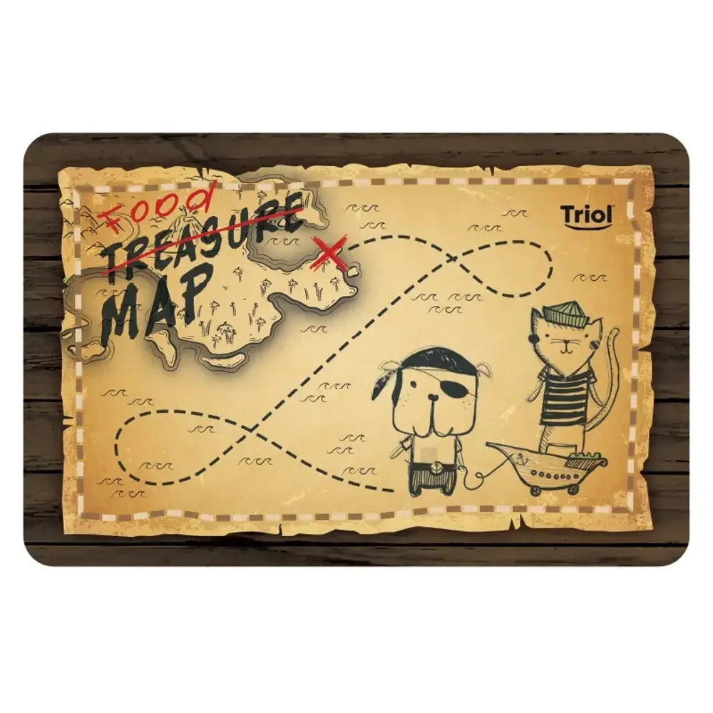 Коврик под миску Triol "Пираты" Коврик под миску Triol "Пираты"