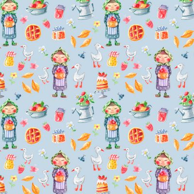 Лето в деревне