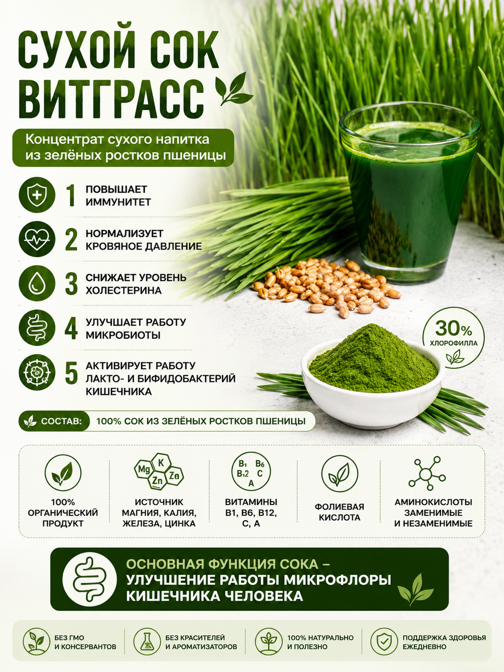 Сухой сок "Витграсс"