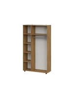 Шкаф для одежды распашной Белый 120х46х210 см