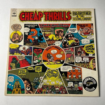 Винтажная виниловая пластинка LP Janis Joplin Big Brother and The Holding Company Cheap Thrills (Japan 1977) (No Obi)
