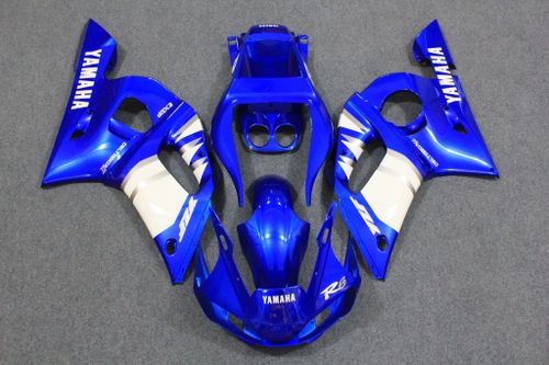 Комплект пластика для мотоцикла Yamaha YZF-R6 98-02 Сине-Белый COLOR+