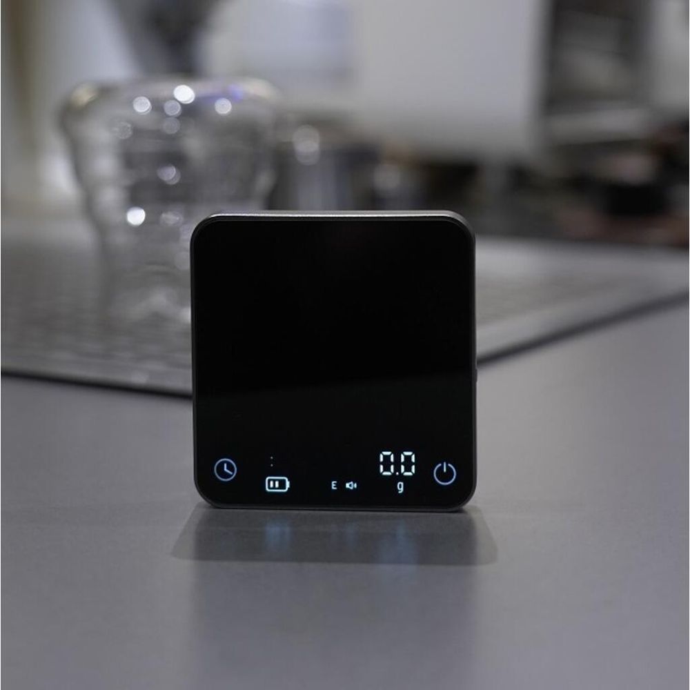 Весы кофейные портативные черные 0,1-2000гр USB зарядка P.L. Barbossa