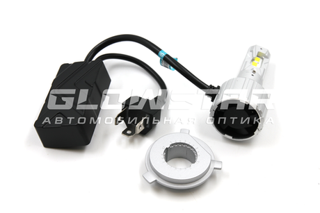 Светодиодные лампы H4 Sariti P7 с вентилятором, 12V, 70W, 5500K, CUstomizet 3570 (комплект, 2шт)