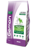 Сухой корм Gemon Dog Medium для взрослых собак средних пород, с ягненком и рисом 15 кг