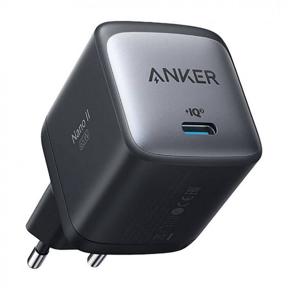 Сетевое зарядное устройство Anker PowerPort Nano II 65W GaN USB-C (A2663G11) Black