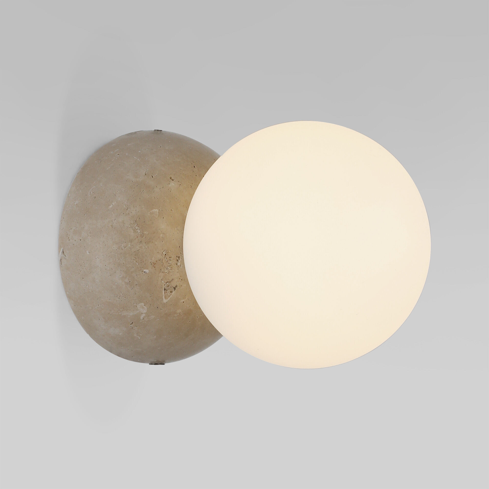 Настенный светильник из травертина 303051 травертин