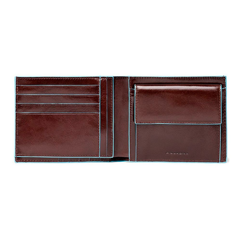 Кошелек мужской Piquadro Blue Square коричневый телячья кожа (PU1240B2/MO) 2