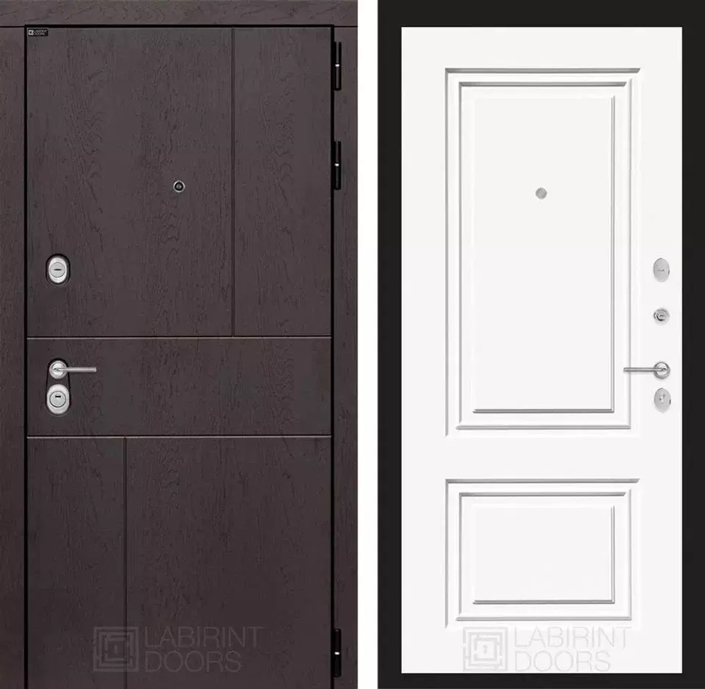 Дверь входная Лабиринт URBAN 26 Эмаль металлическая