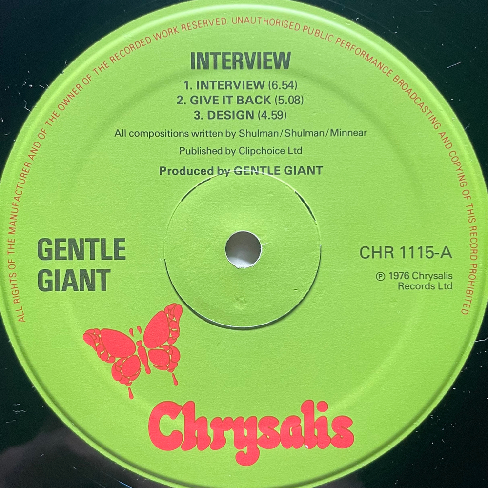 Gentle Giant - Interview (Англия 1976г.)