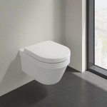 Унитаз подвесной Villeroy&Boch Architectura 4694HR01 альпийский белый, безободковый, с крышкой микролифт