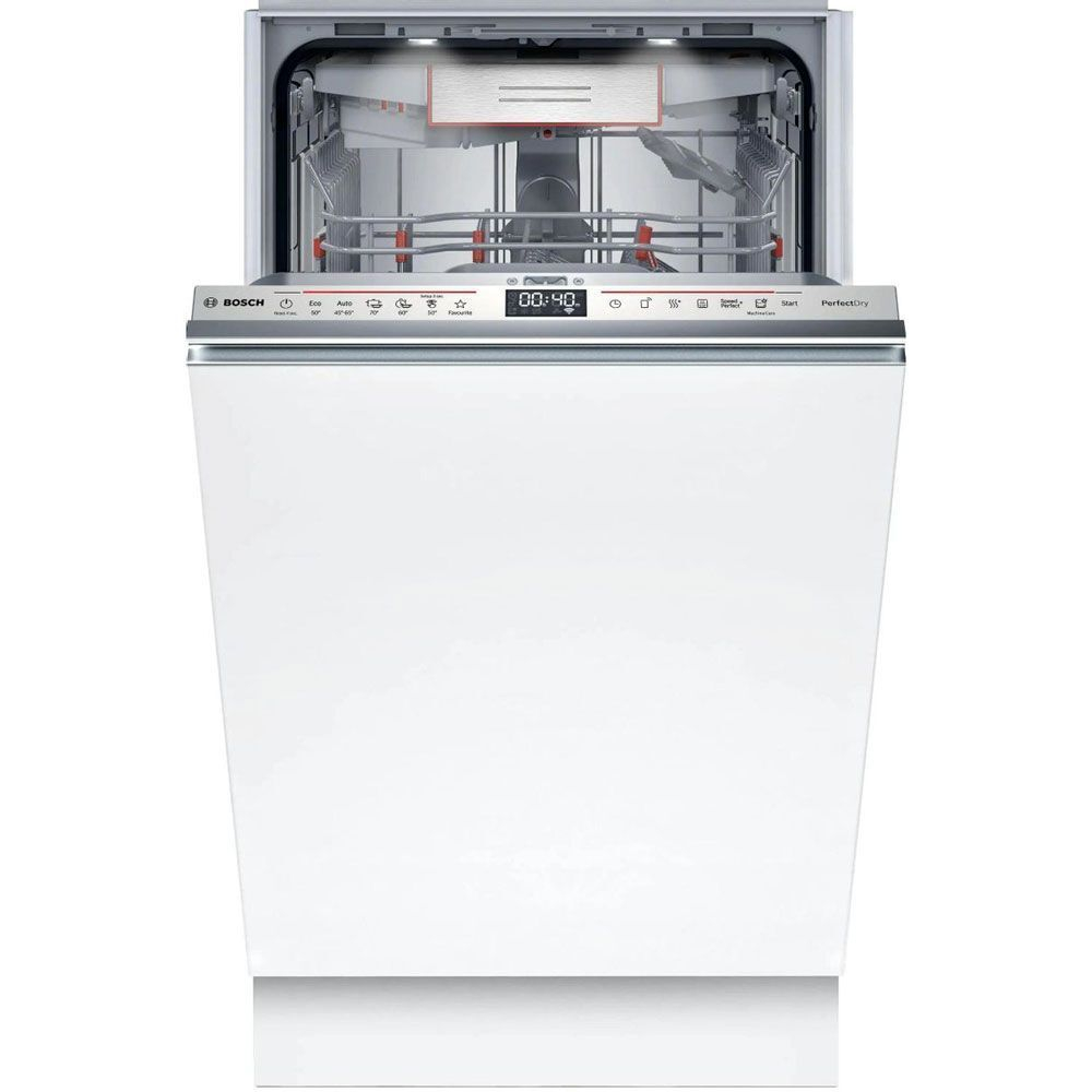 Встраиваемая посудомоечная машина Bosch SPV6ZMX17E Serie 6, 10 комплектов, 6 программ, AquaStop, белая