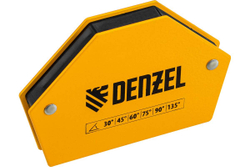 Фиксатор магнитный для сварочных работ усилие 20 lb, 30, 45, 60, 75, 90, 135 градусов Denzel 97566