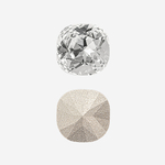 Кристалл Кушон (Сushion), оттенок "Кристалл"/"Crystal", 10мм