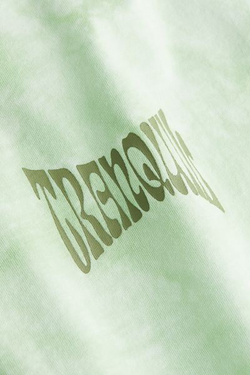 H&M Трикотажная футболка с принтом, лаймовый