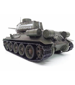 Р/У танк Taigen 1/16 T34-85 (СССР) дым (для ИК боя) V3 2.4G RTR