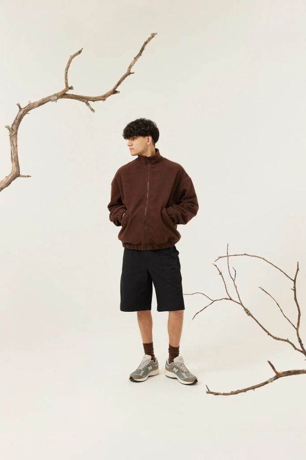 Куртка Флисовая FCF Logo Jacket
vol.2 коричневая - фото 5