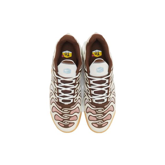 Кроссовки Nike Air Max Plus - универсальный верх Бежево-коричнево-голубой Унисекс