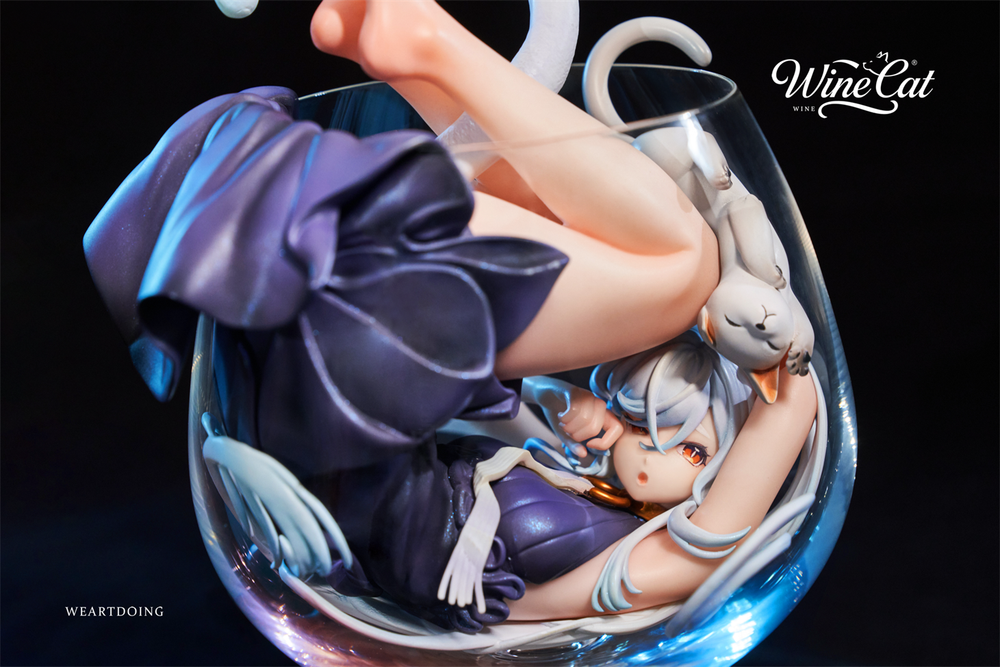 Лунная кошка в бокале / Moonlight Cat in a Glass