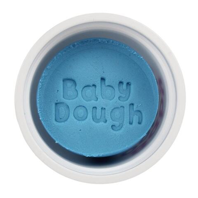 Тесто для лепки BabyDough, набор 4 цвета (синий, нежно-зеленый, красный, оранжевый)