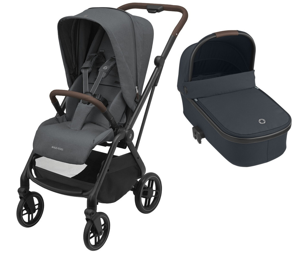 Детская коляска Maxi-Cosi Leona2 Oria 2 в 1 1204204110 Twillic Graphite/1507750111 Essential Graphite