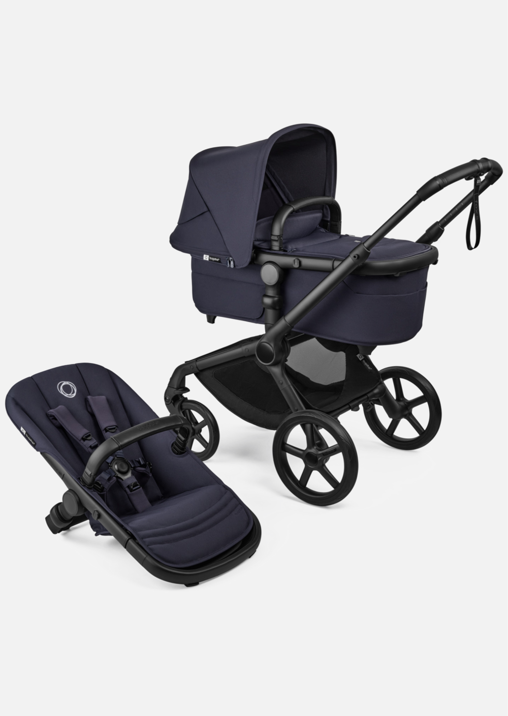 Bugaboo Коляска 2 в 1 Fox 5 Renew complete Black/Deep Indigo-Deep Indigo
