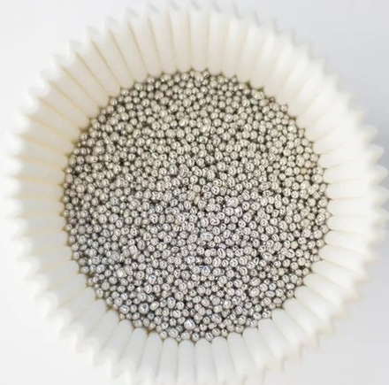 Посыпка "Шарики серебряные" d 2 мм, 30 г