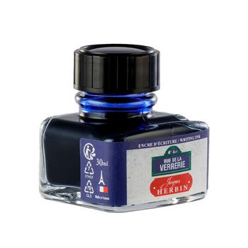 Чернила во флаконе Herbin 30 мл Rue De La Verrerie синие (13817T)