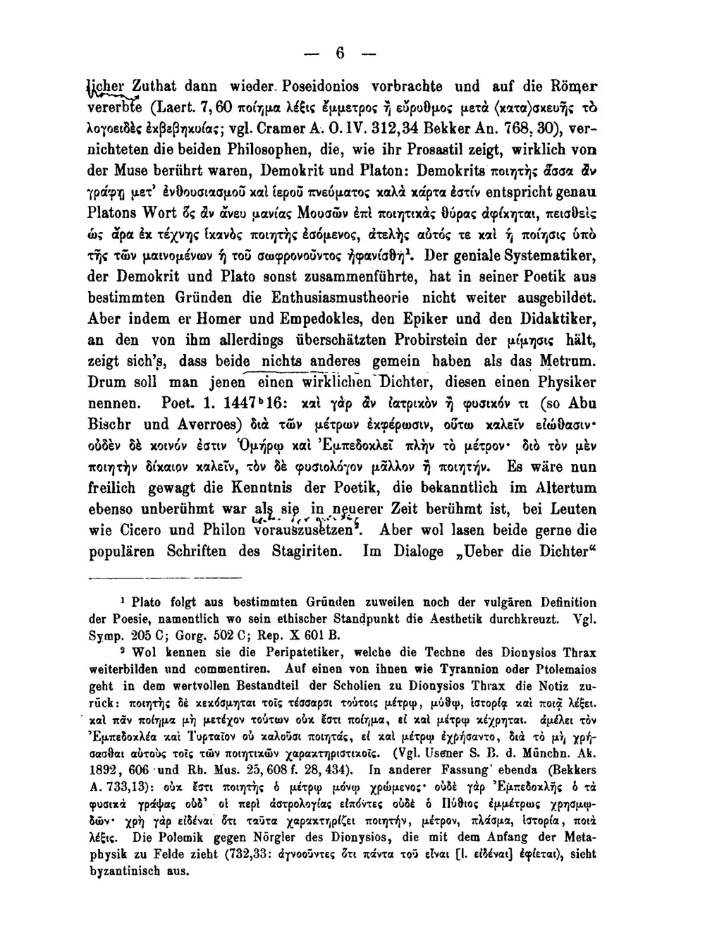 Parmenides Lehrgedicht. griechisch und deutsch | H. Diels