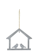 Декор - Кормушка "Птичий дом" 22,5х27см + 20см подвес