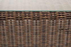 "Боно" журнальный столик из искусственного ротанга, цвет коричневый