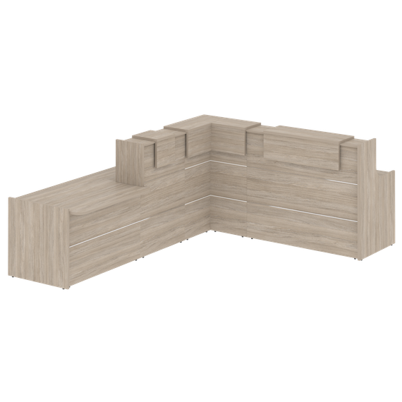 Onix Ресепшн O.R-K-34 Дуб Аттик 3180*2600*1187