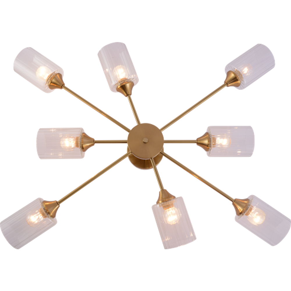 Люстра Rivoli Gill 9188-308 8хЕ27 60 Вт модерн | Rivoli