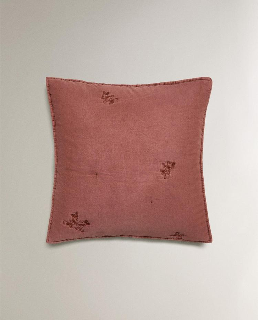ZARA HOME ДЕТСКАЯ ОДНОТОННАЯ НАВОЛОЧКА МИККИ И МИННИ ©DISNEY, МЕДНЫЙ