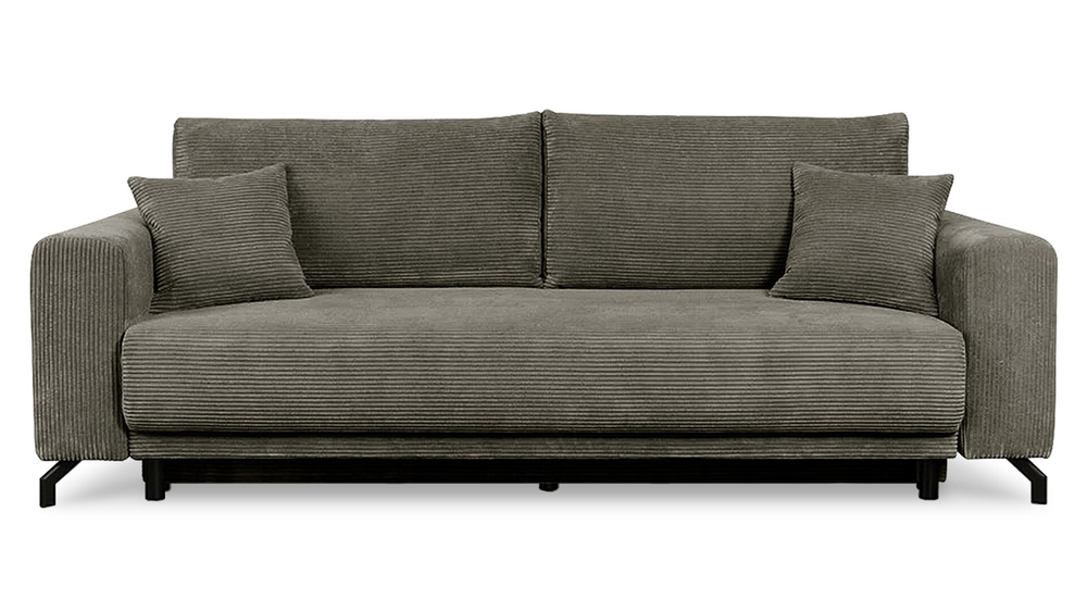 Диван Сенлин Лайт Cilium Brown 252*103*90 см, Коричневый Вельвет Еврокнижка Фиеста